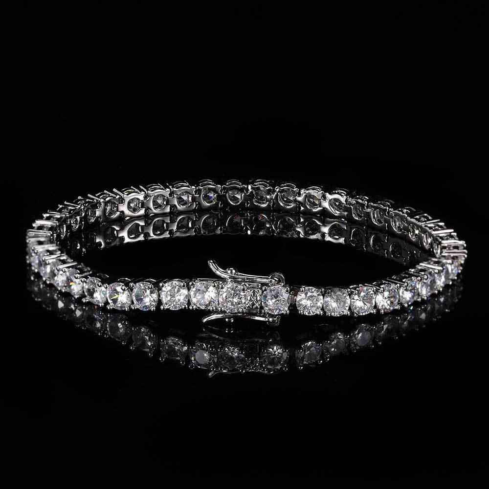 5mm Iced Out Bling Tennis Bracelets