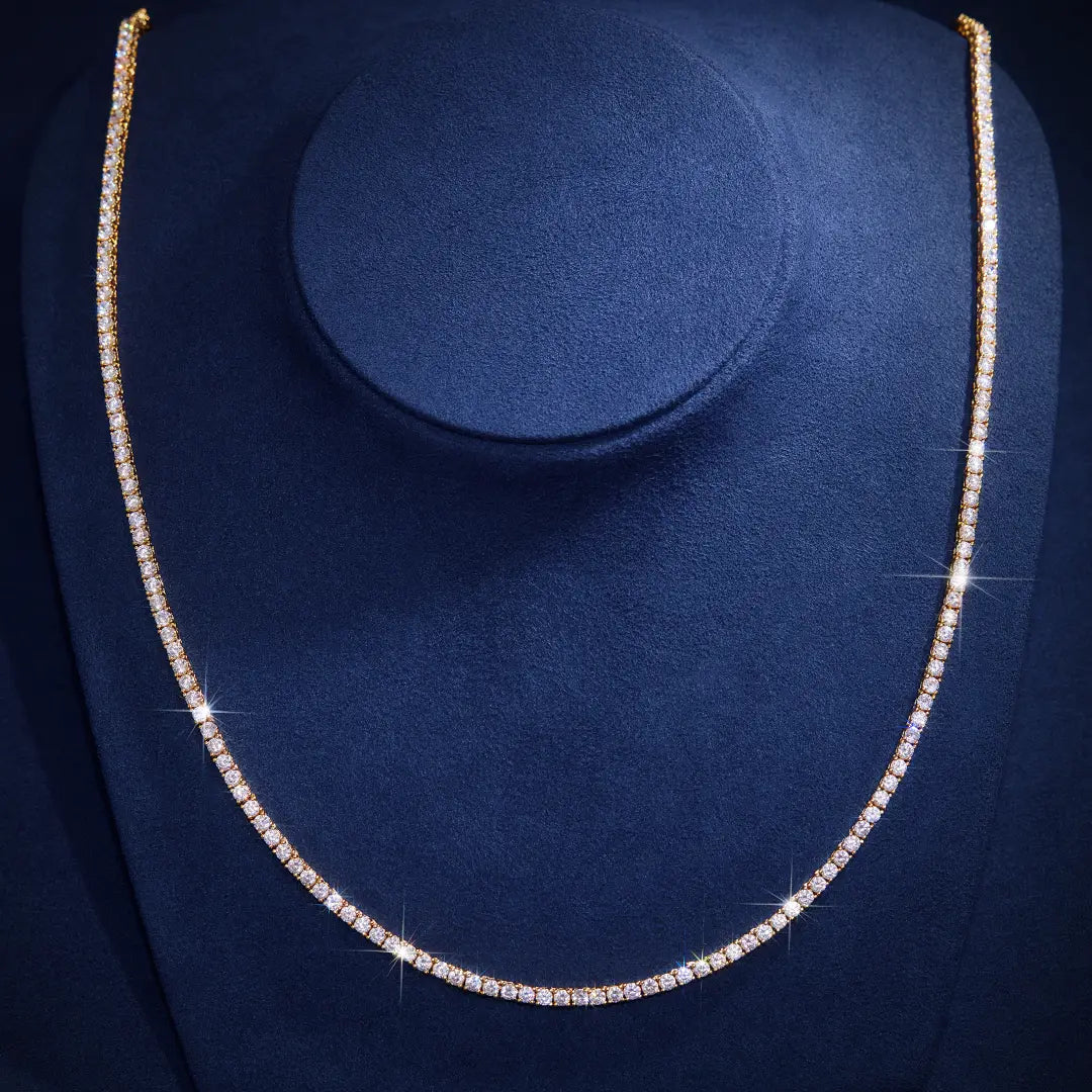 Stainless Steel CZ Stone Tennis Chain