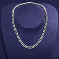 8mm Miami Cuban Link Chain in White Gold