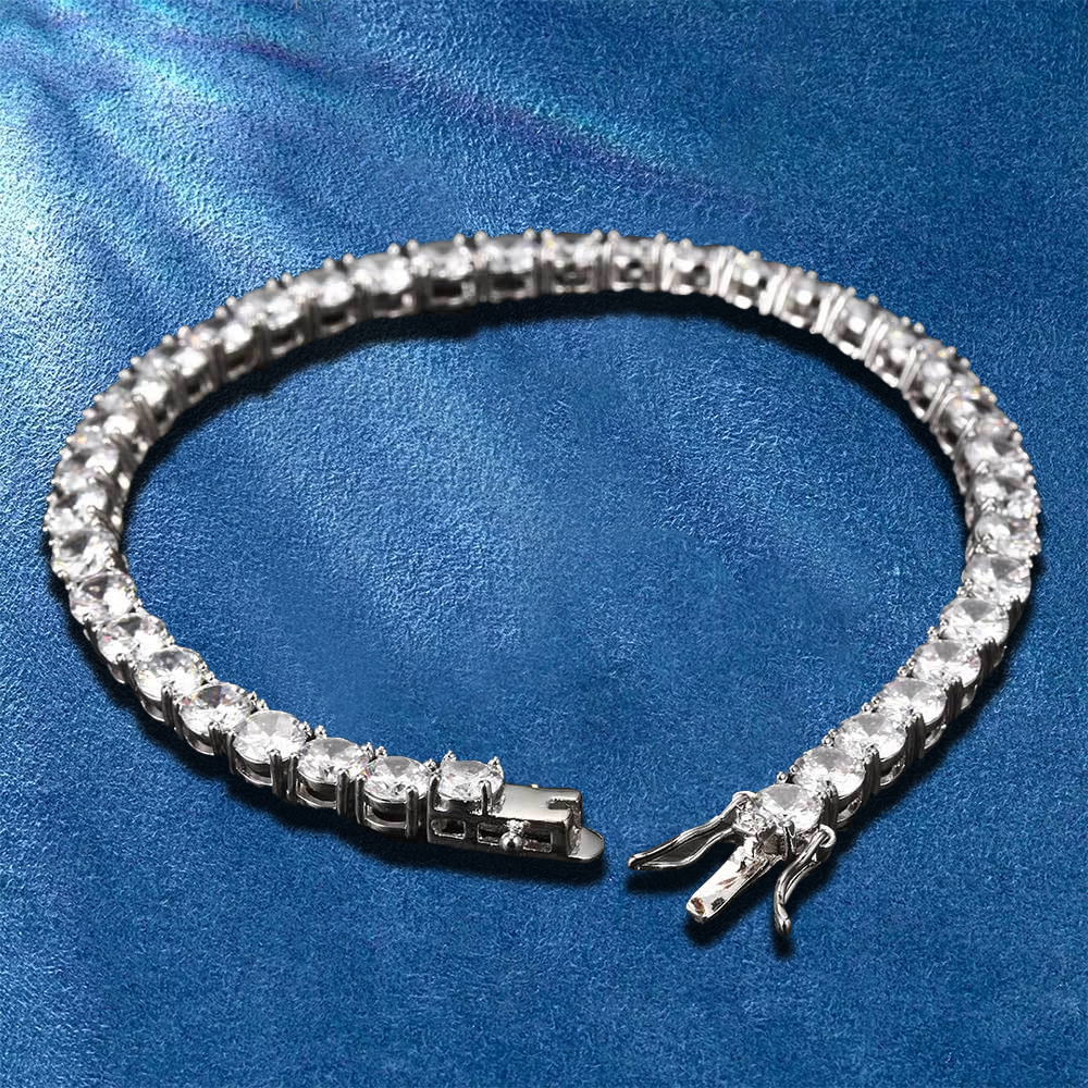 5mm Iced Out Bling Tennis Bracelets