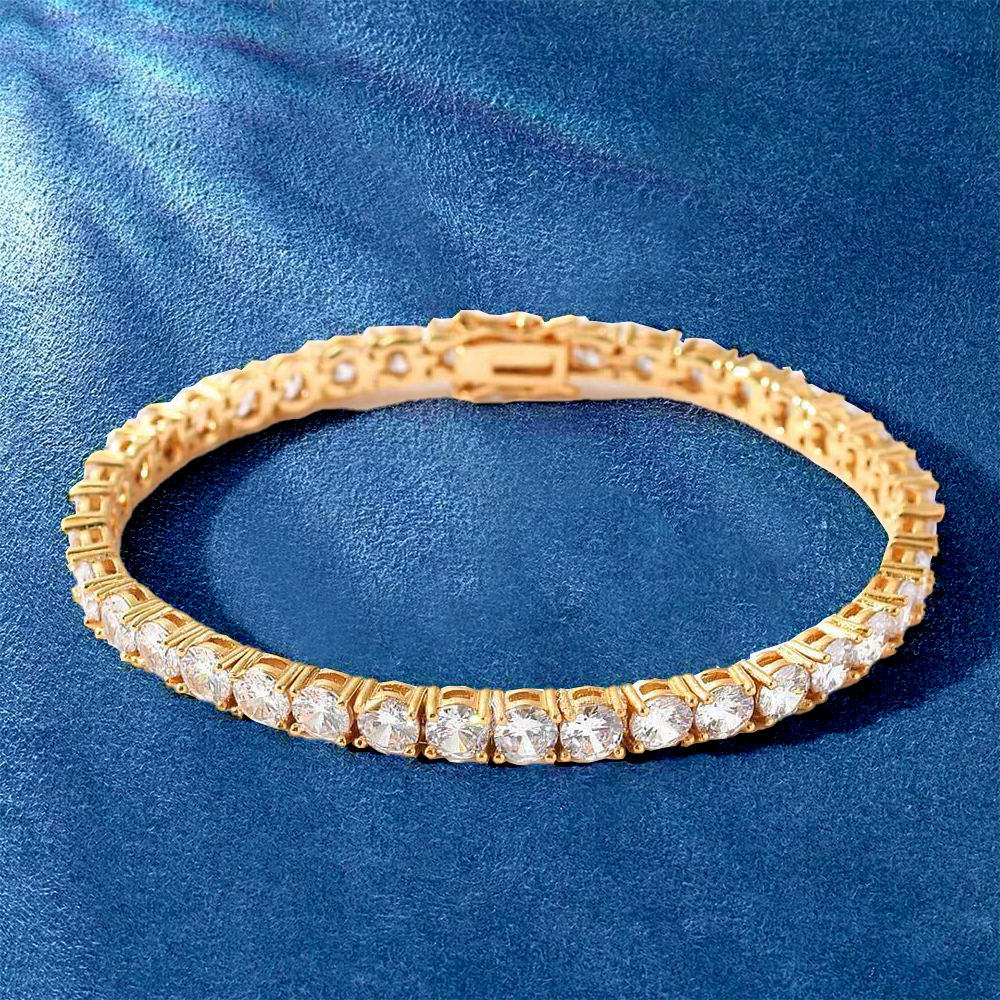 5mm Iced Out Bling Tennis Bracelets