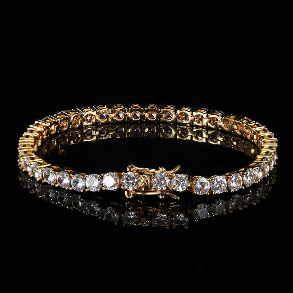 5mm Iced Out Bling Tennis Bracelets