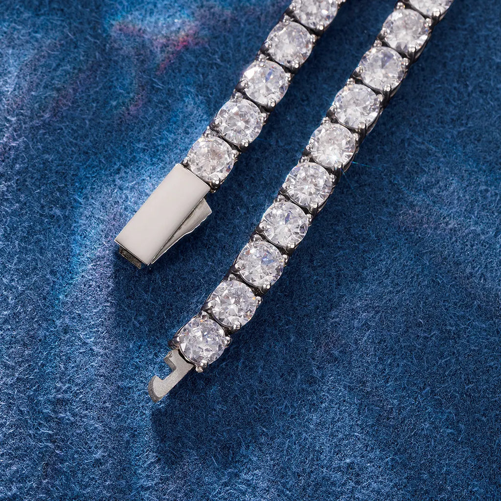 Stainless Steel CZ Stone Tennis Chain