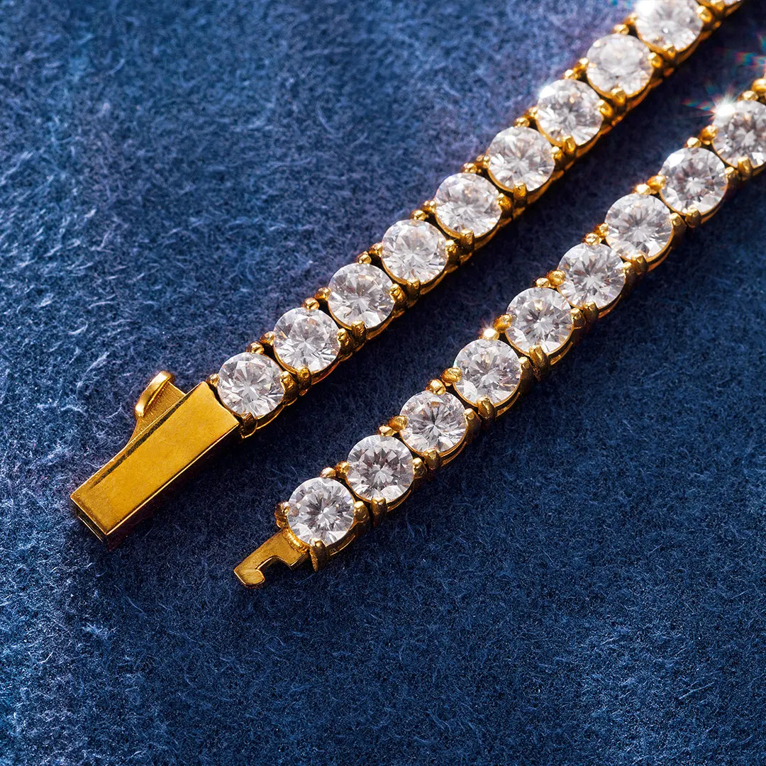 Stainless Steel CZ Stone Tennis Chain