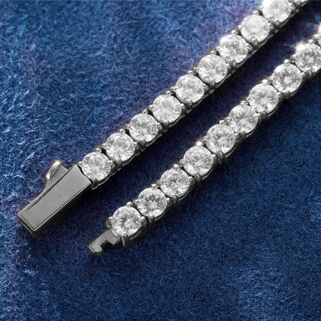Stainless Steel CZ Stone Tennis Chain