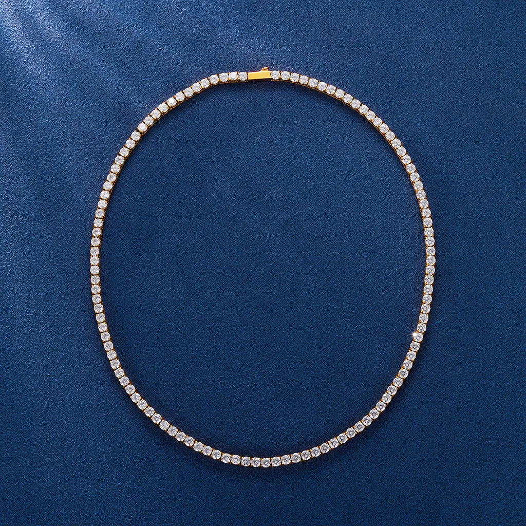 Stainless Steel CZ Stone Tennis Chain