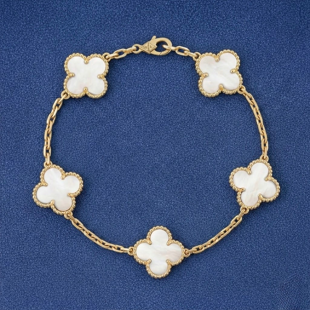 White Pearl VC Bracelet