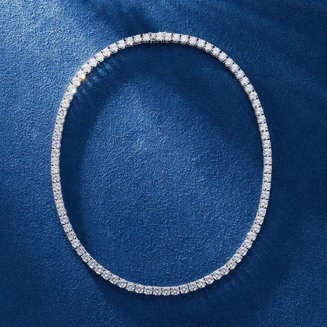 S925 CZ Stone 5mm Tennis Chain